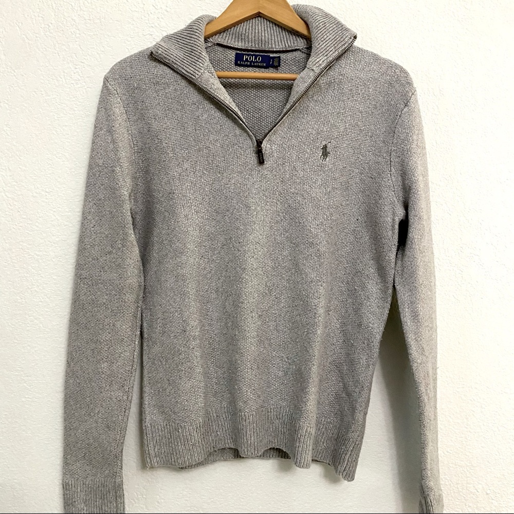 Polo Ralph Lauren Gray Knit Pullover